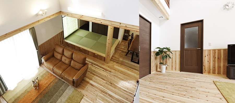 和モダン木ごころの家 ｜ 直方市の工務店 野崎住宅